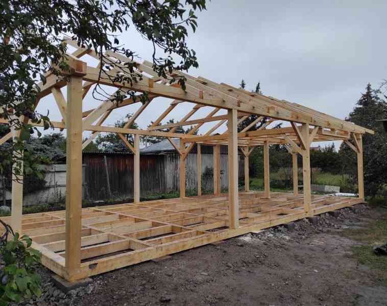 Zahradní chata, konstrukce  - foto 2