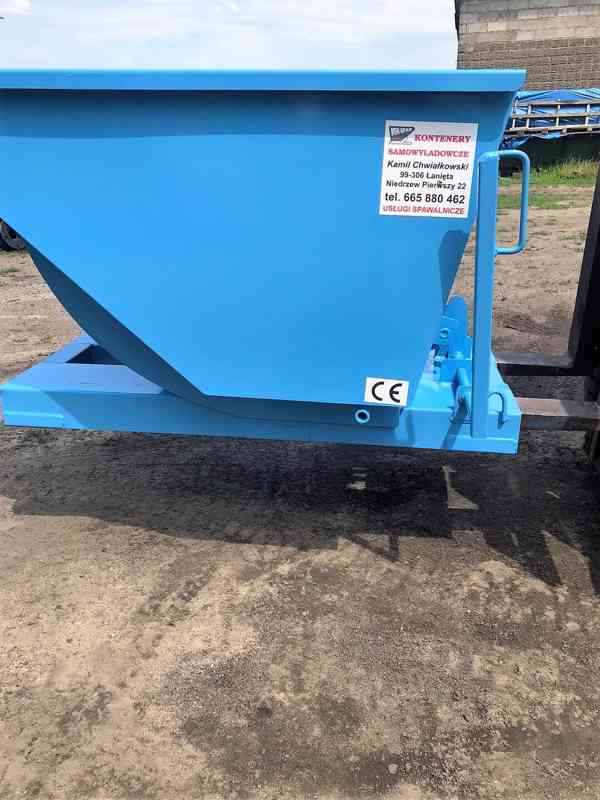 Pojemnik samoopróżniający 0,5m3, kontener - foto 7