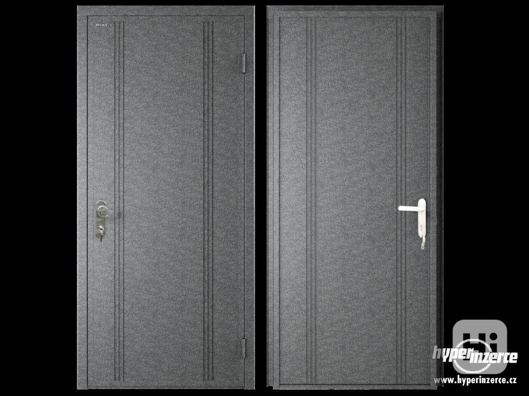 Vchodové dveře z pozinkované oceli - foto 1