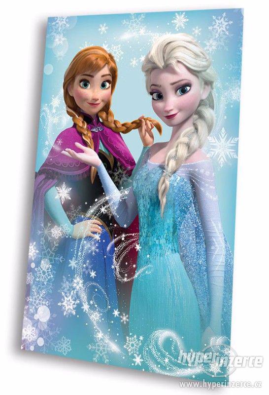 Fleesová deka Ledové Království Anna a Elsa - foto 1