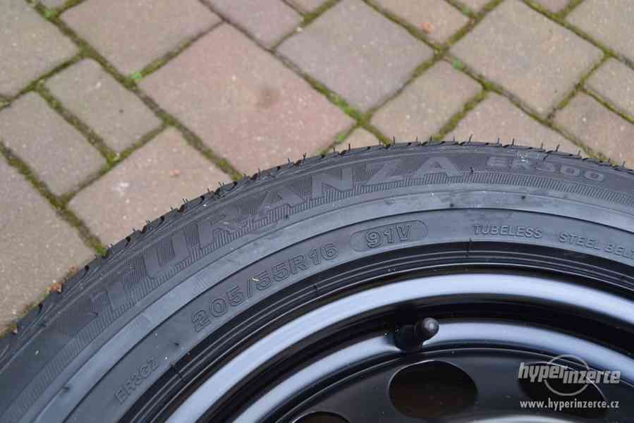 1ks NOVÁ rezerva Škoda,pneu Bridgestone 205/55/16 - foto 3
