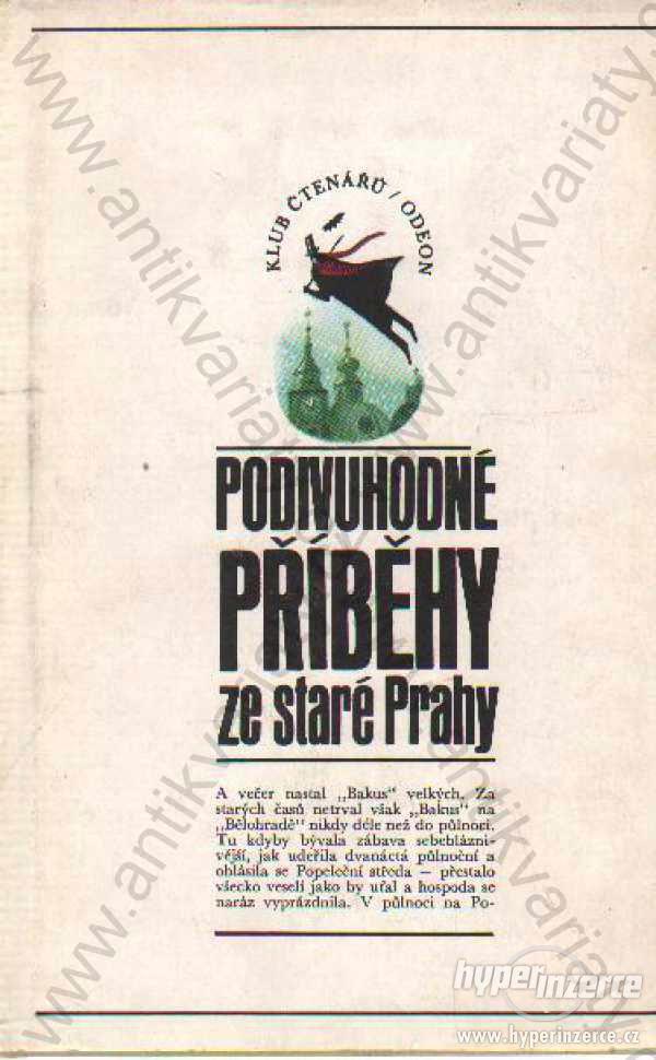 Podivuhodné příběhy ze staré Prahy 1971 Odeon - foto 1