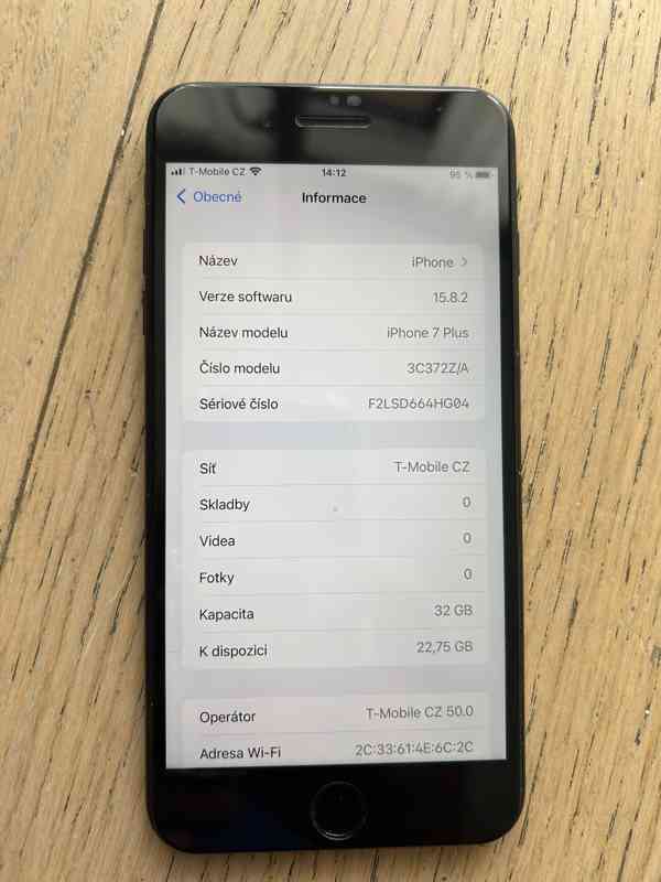 Apple iPhone 7 Plus 32GB Black - nová baterie - foto 2