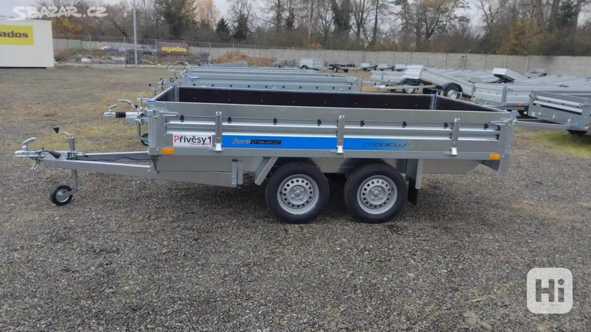  Přívěs FARO MAGICUS 300x150cm 750kg vyztužené bočnice - foto 1