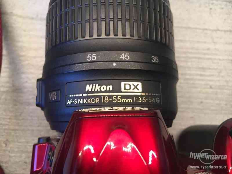 Nikon D3100 Special RED edice - foto 4