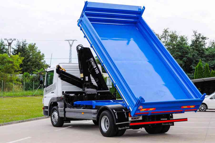 MERCEDES ATEGO 1523 TŘÍSTRANNÝ SKLÁPĚČ + HYDRAULICKÁ RUKA - foto 67