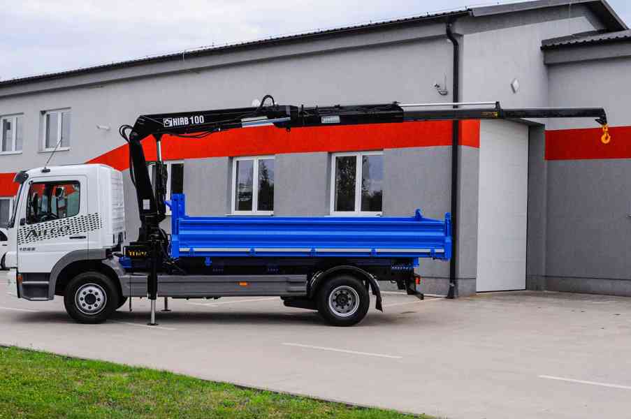MERCEDES ATEGO 1523 TŘÍSTRANNÝ SKLÁPĚČ + HYDRAULICKÁ RUKA - foto 92