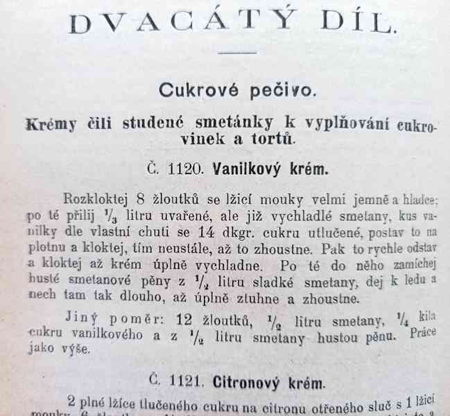 Rakousko Uhersko - kuchařská kniha z roku 1900  - foto 19