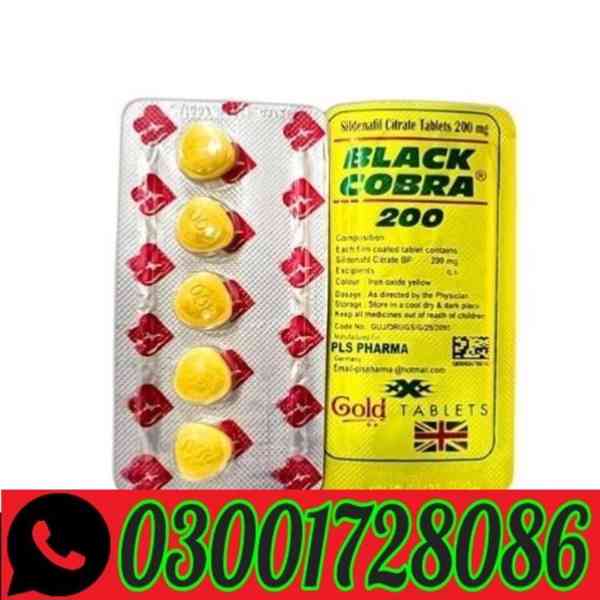 Black Cobra 200mg Tablets in Pakistan # O3OO1728O86 # Buy No