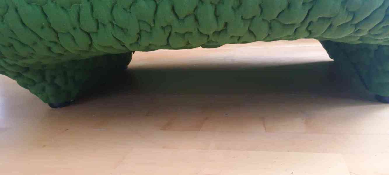 Ligne Roset Ploum velká sedačka + podnožka, potah MOBY/Grass - foto 12