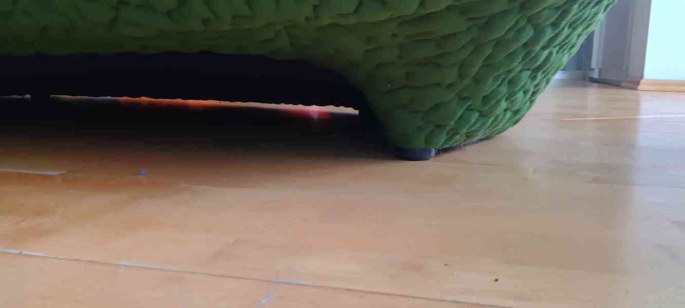 Ligne Roset Ploum velká sedačka + podnožka, potah MOBY/Grass - foto 10