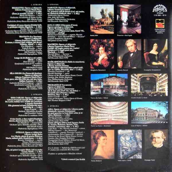 LP  Dvořák,Friml,Čajkovskij,Verdi,Mozart,Caruso,Dvorský… - foto 11