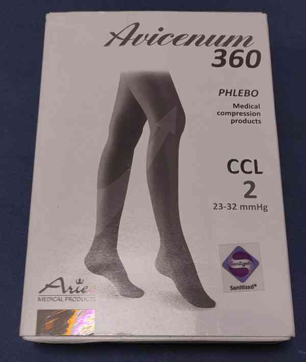 Zdravotní stehenní punčochy Avicenum 360 vel.M - foto 2