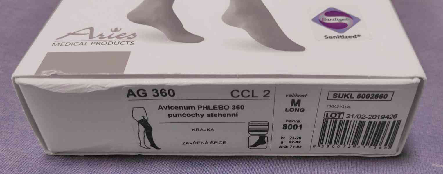 Zdravotní stehenní punčochy Avicenum 360 vel.M - foto 3