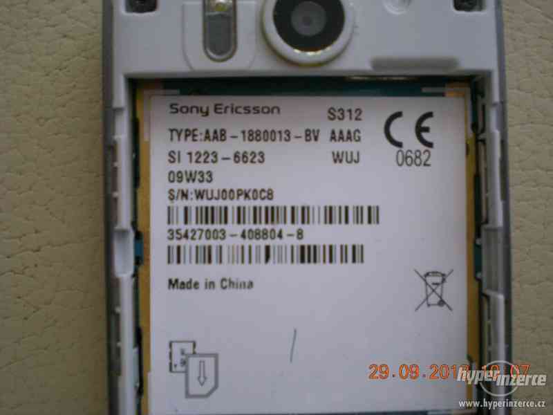 Sony Ericsson S312 - plně funkční telefony od 250,-Kč - foto 8