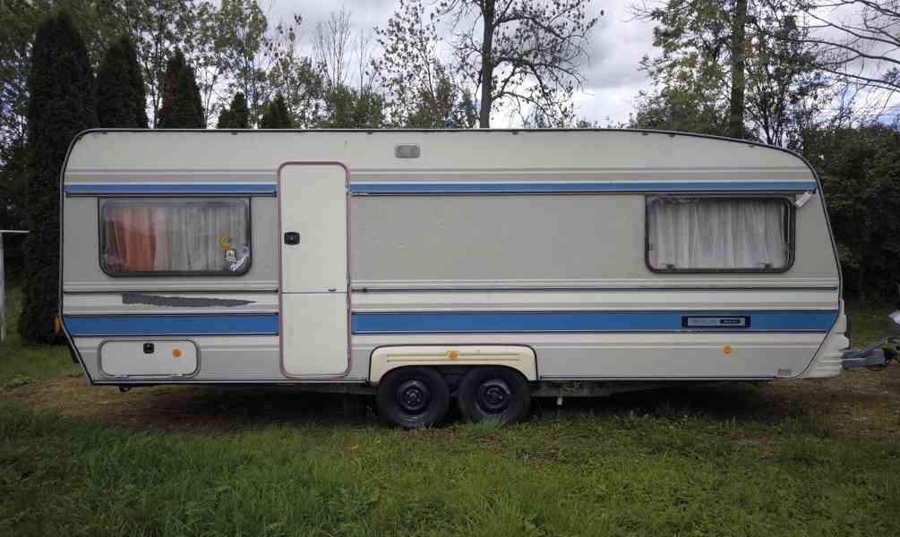 Chata s doklady, platná STK, karavan Wilk 601. - foto 2