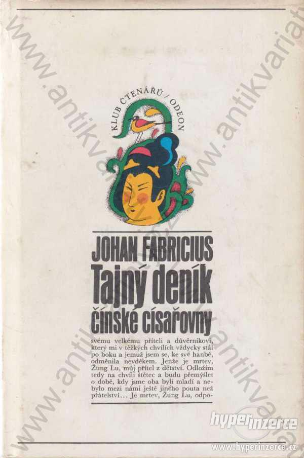 Tajný deník čínské císařovny Johan Fabricius - foto 1