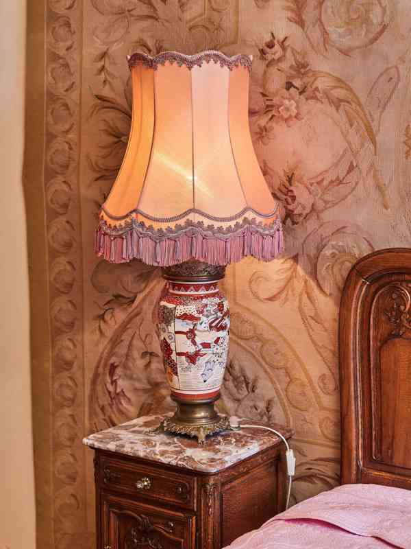 Párové stolní lampy Satsuma z období Meidži – výška 63 cm - foto 13
