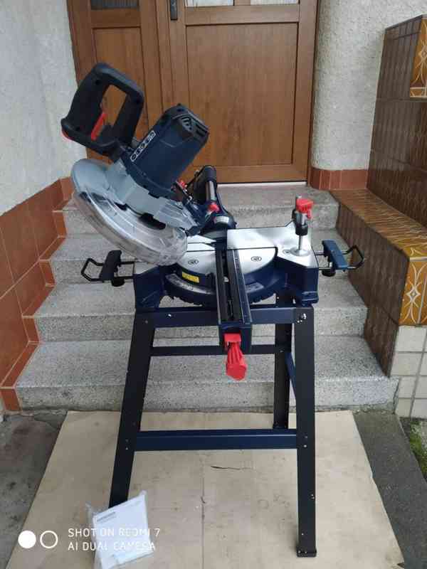 Prodám VELKOU NEPOUŽITOU pokosovou pilu s posuvem KRAFTRONIC - foto 5