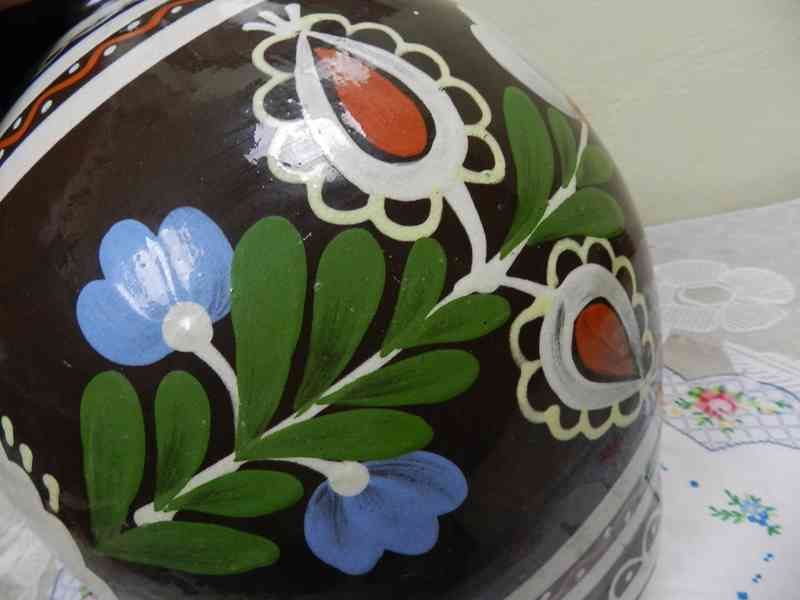 Krásná stará obří malovaná Váza Pozdišovce Parikrupa - foto 6