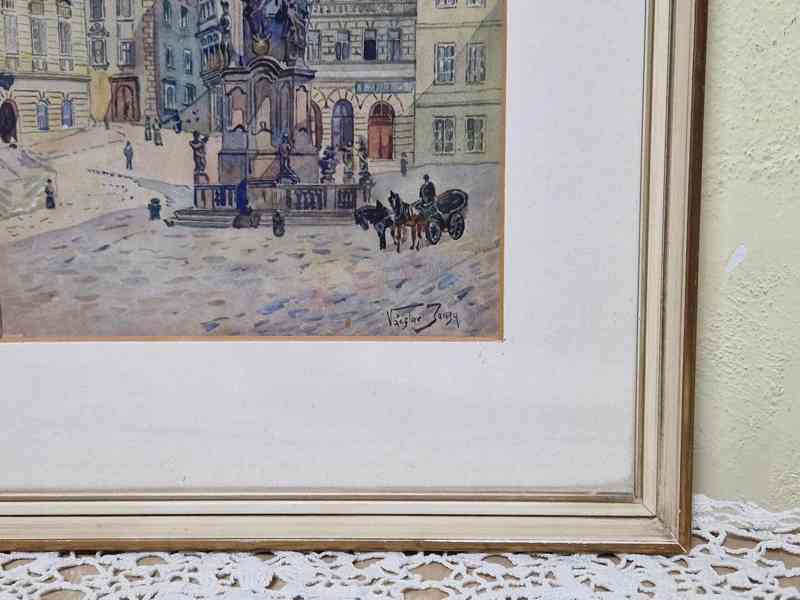 Krásný Obrázek Staré Prahy Václav Jansa - foto 4