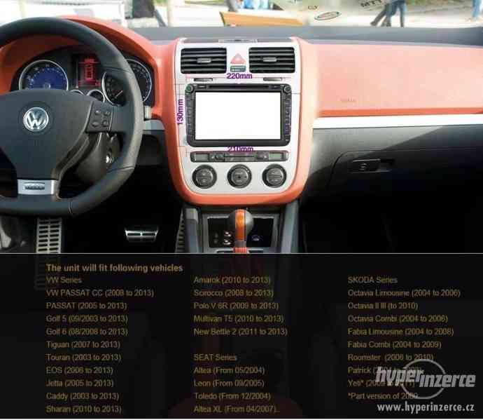 ANDROID 4.4.4 - VW SKODA SEAT Dotyk Autoradio GPS DVD USB BT - foto 4