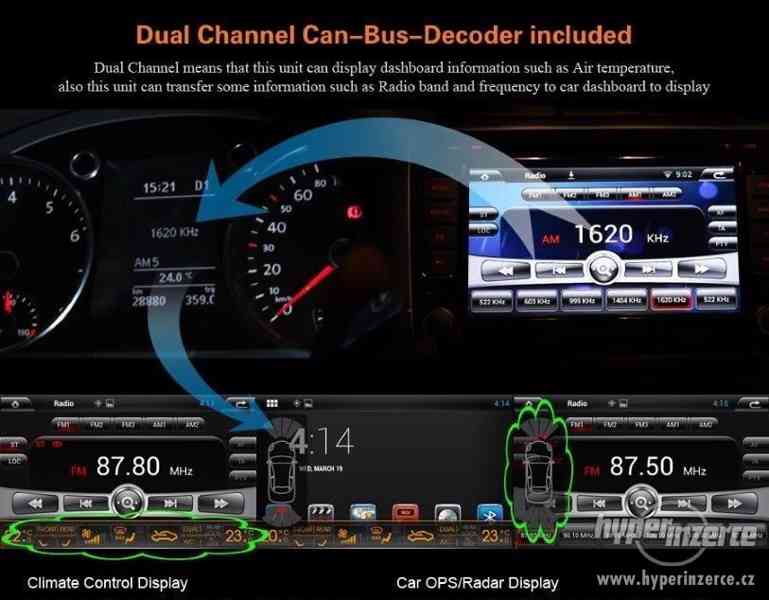 ANDROID 4.4.4 - VW SKODA SEAT Dotyk Autoradio GPS DVD USB BT - foto 5