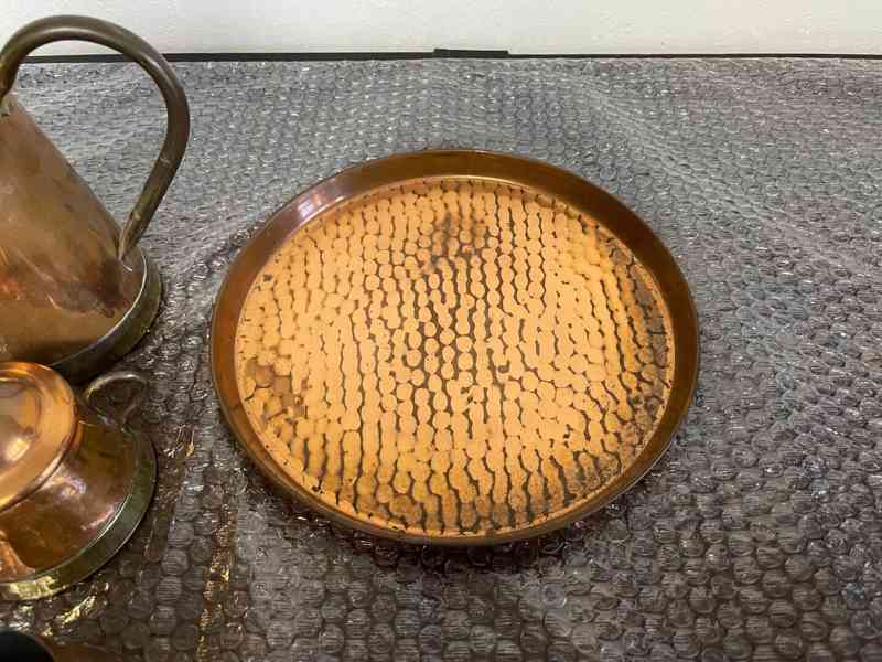 Měděný kávový set  - foto 3