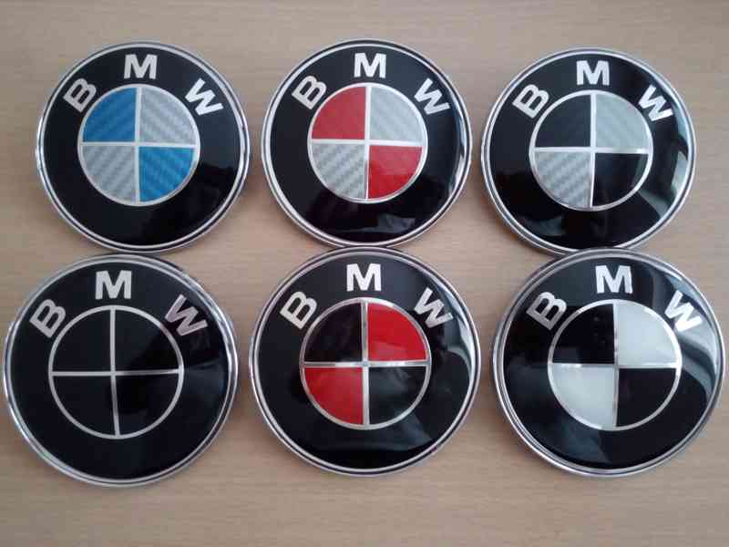 Znaky na karoserii na vozy BMW  /Prům.82 ,78 a 74mm/ - foto 4