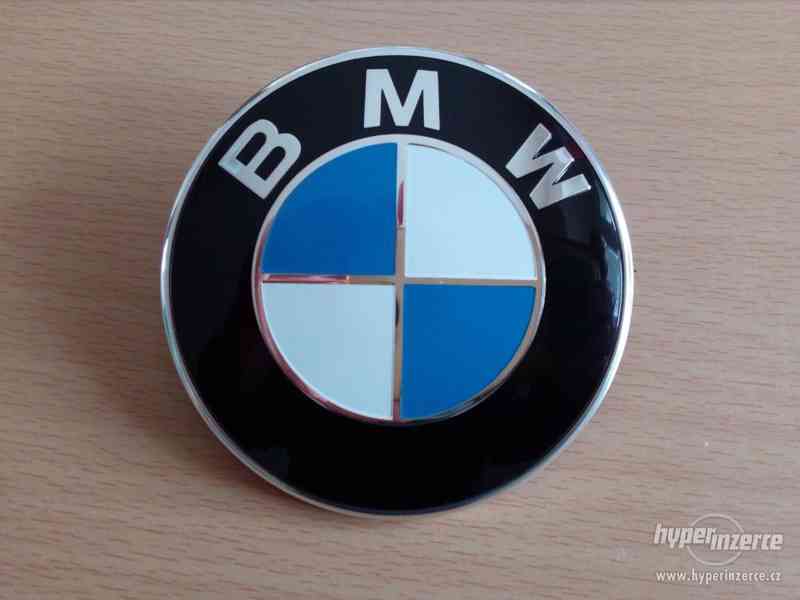 Znaky na karoserii na vozy BMW  /Prům.82 a 74mm/ - foto 1