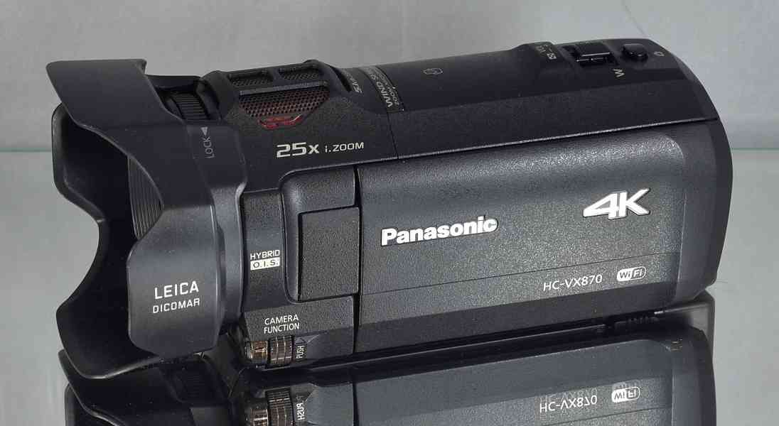 kamera Panasonic HC VX870 4K*HYBRID O.I.S Wi-Fi - foto 4