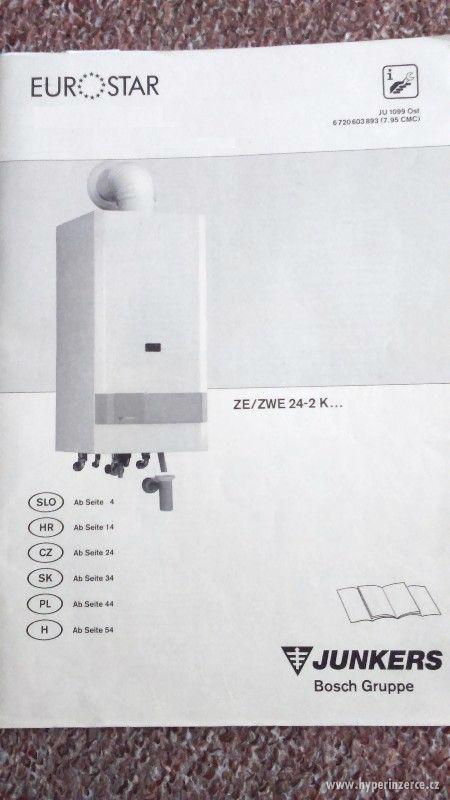 Prodám plynový kotel Junkers - foto 1