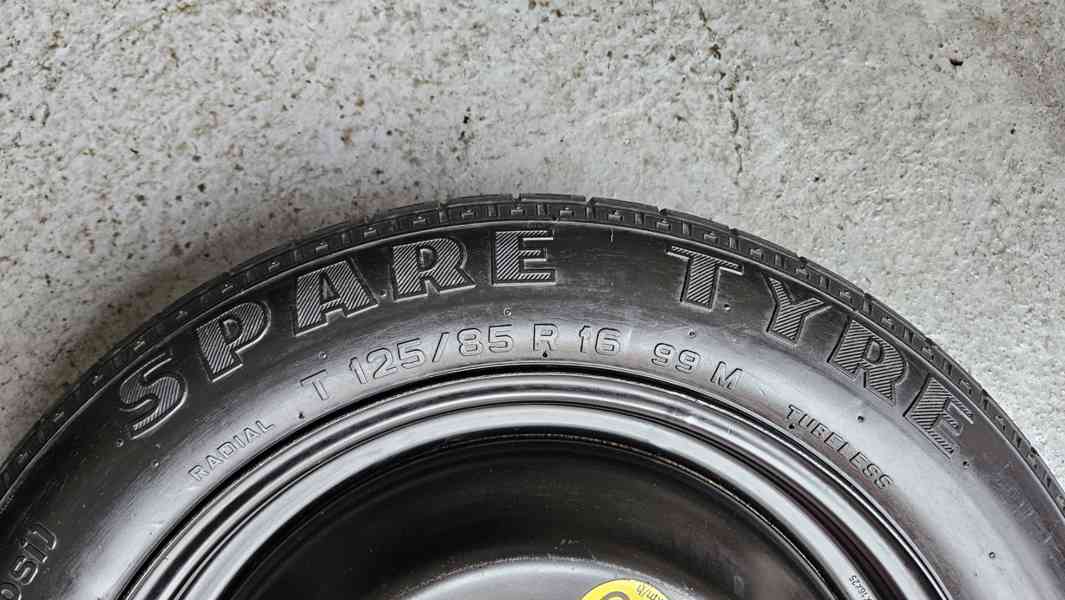 Úzká rezerva Ford T125/85 R16 5x108 kolo dojezdové 16" - foto 4