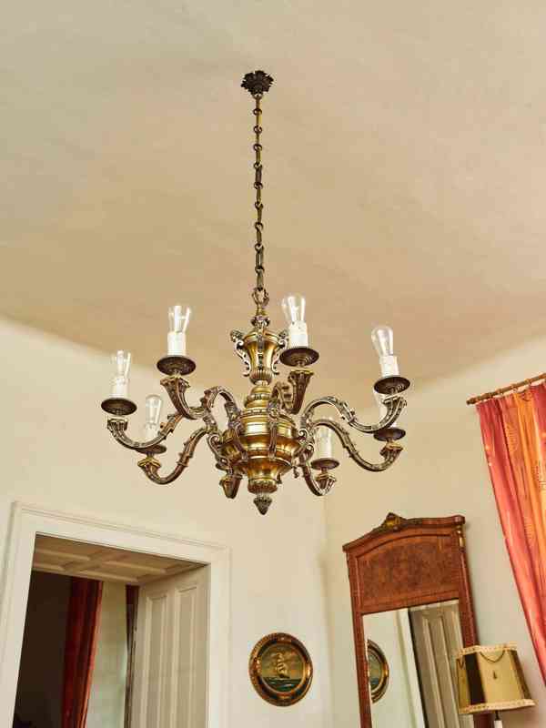 Starožitný francouzský lustr Mazarin - foto 2