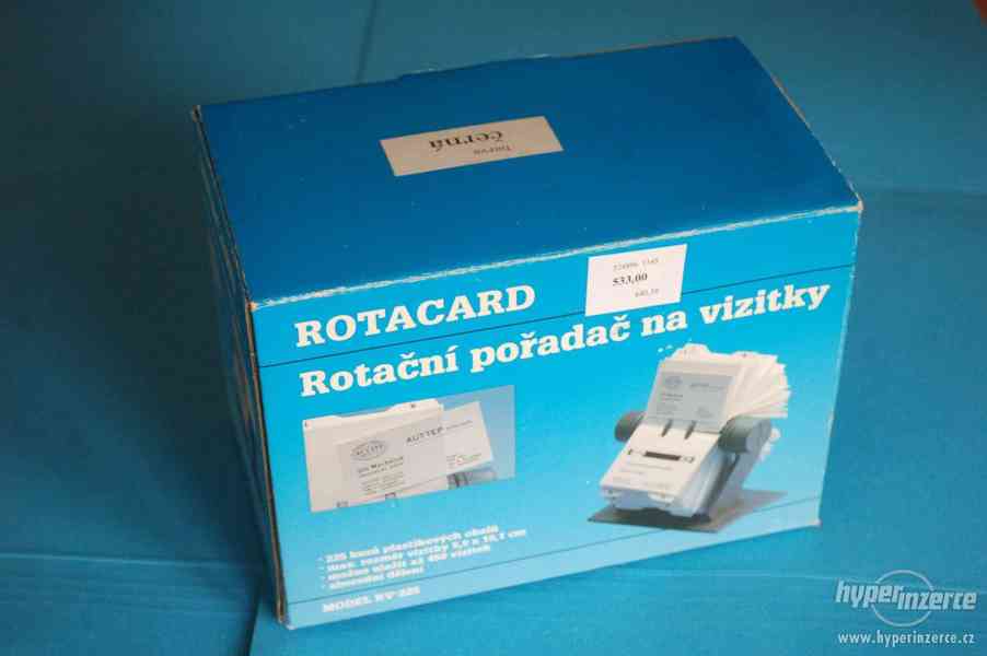 Rotacard RV-225, přehledný pořadač na vizitky - foto 1