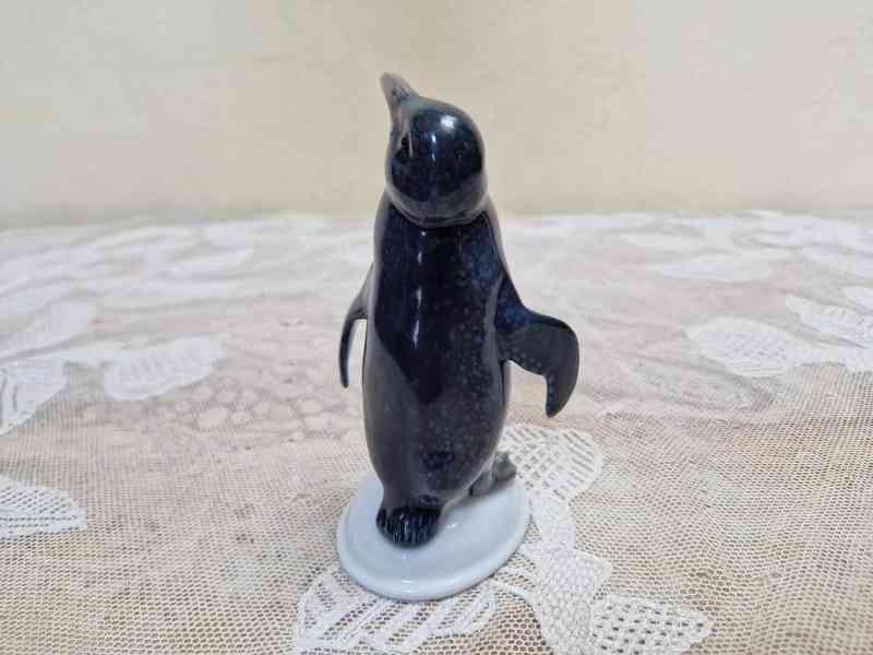 Krásná porcelánová soška Tučňák Rosenthal Signováno - foto 6