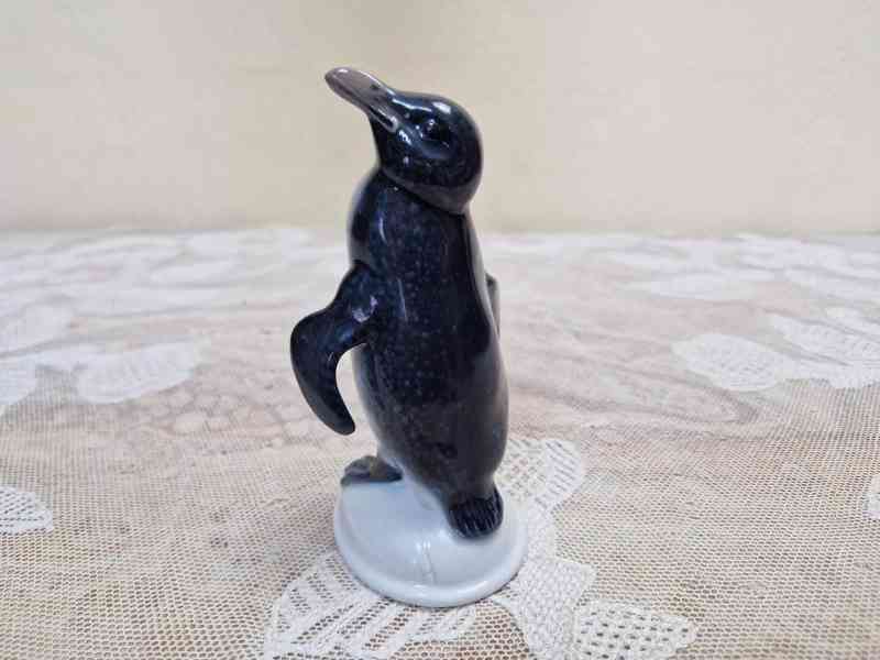 Krásná porcelánová soška Tučňák Rosenthal Signováno - foto 5