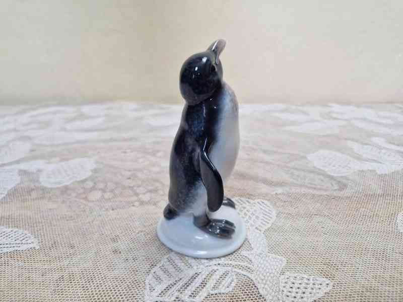 Krásná porcelánová soška Tučňák Rosenthal Signováno - foto 2