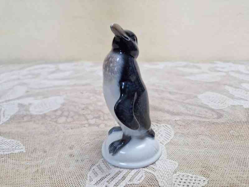 Krásná porcelánová soška Tučňák Rosenthal Signováno - foto 4