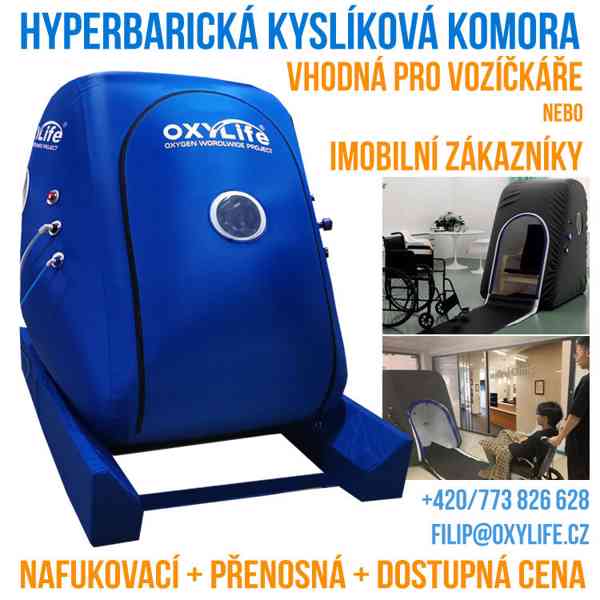 Hyperbarická kyslíková sedací komora Oxylife SB - foto 1