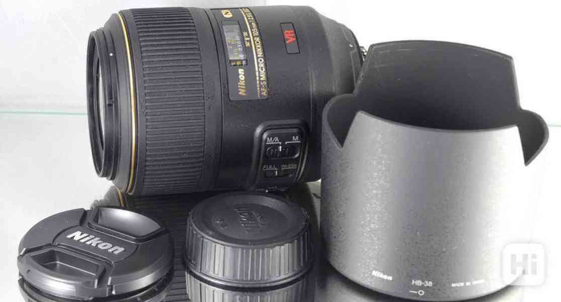 Nikon AF-S Micro NIKKOR 105mm f/2.8 ED VR N **MACRO 1:1, FX - foto 3