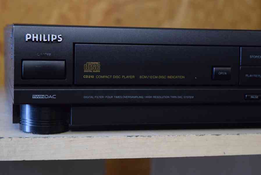 PHILIPS CD 210 TDA1543 KVALITNÍ CD PŘEHRÁVAČ !! - foto 2