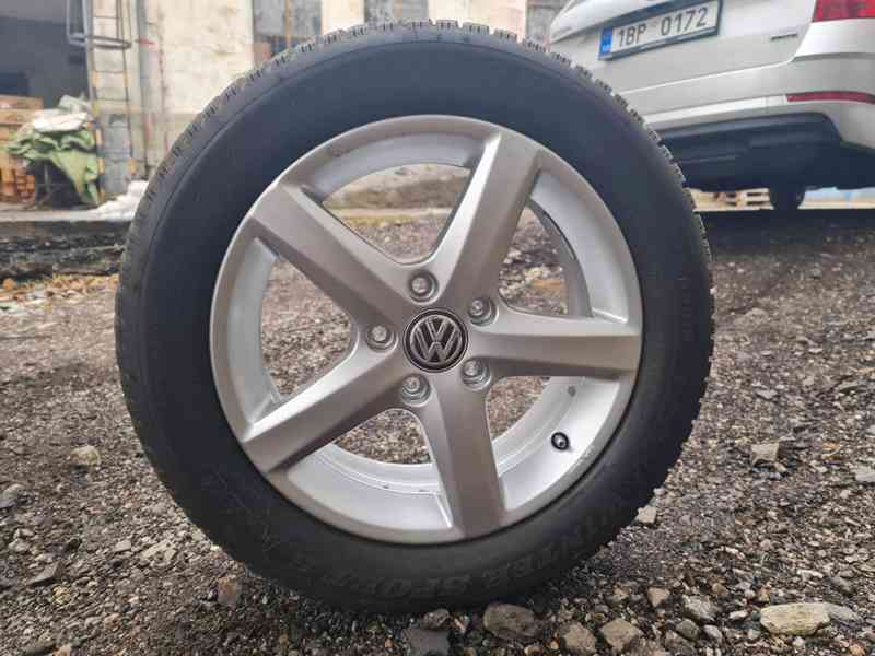 Alu kola elektrony orig. Volkswagen Aspen s pneu 5G0 Volksw - foto 5