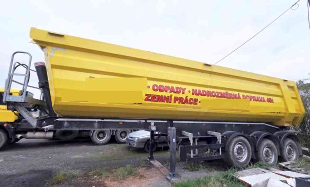 zánovní 37m3 dumper návěs vana sklápěč Schwarzmueller - foto 3