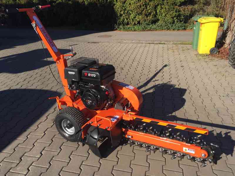 Drážkovací fréza cr-15, cronimo, zemní rýhovač - motorový - foto 1
