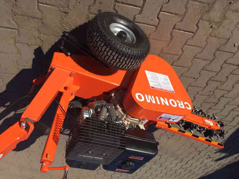 Drážkovací fréza cr-15, cronimo, zemní rýhovač - motorový - foto 5