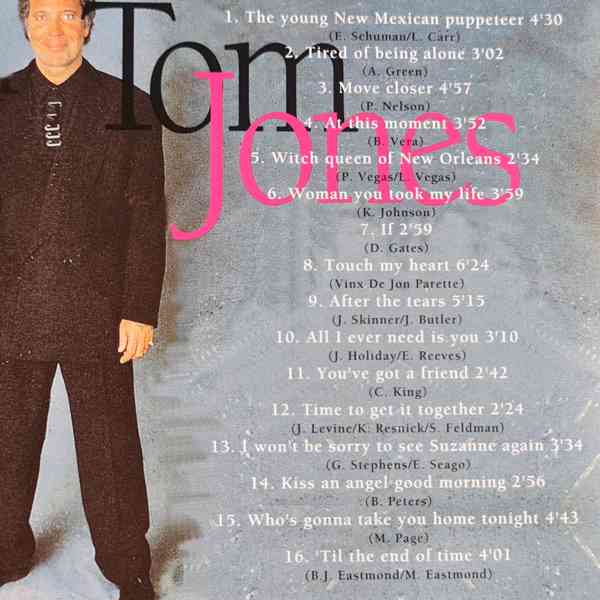 CD - TOM JONES / Touch My Heart - foto 2