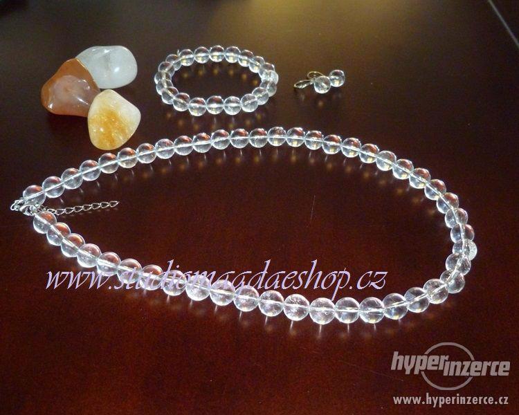 Křišťál náhrdelník, náramek, náušnice - foto 2