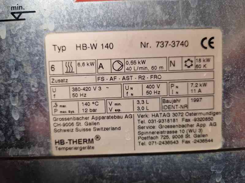 Temperační jednotka HB-Therm HB-W 140  - foto 6