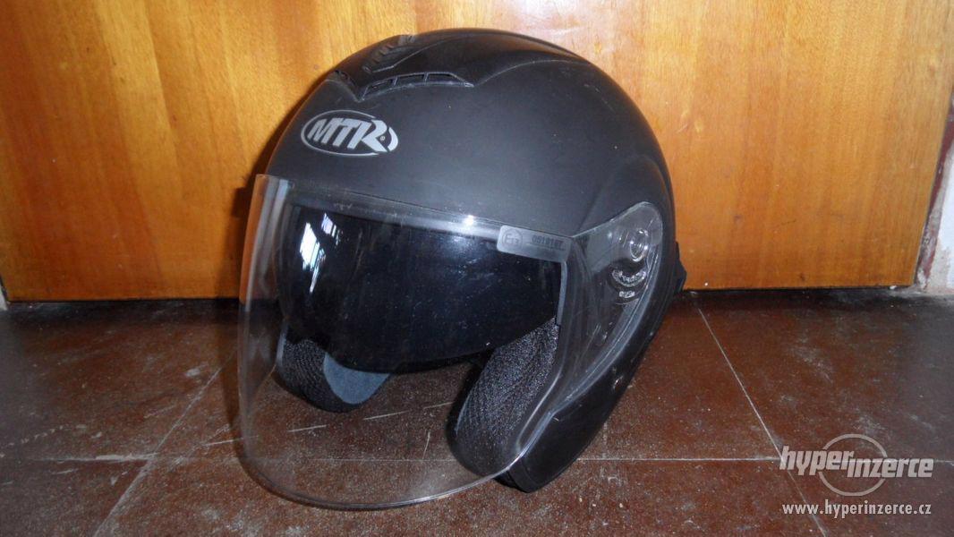 otevřená helma MTR Demi-Jet3 vel.M / 57cm - foto 1